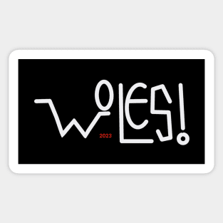 Typograph - Woles Sticker